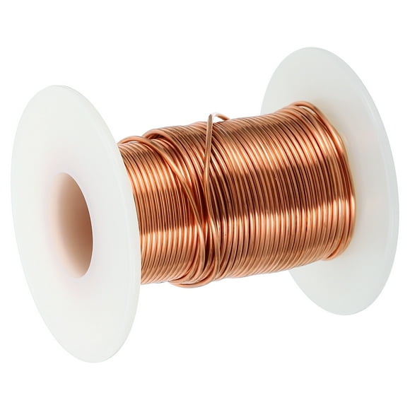 Unique Bargains Soft Copper Wire, 17Gauge/1.1mm Diameter 10m/32.8ft Spool Pure Copper Wire