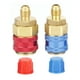 thumbnail image 2 of Acoplador rápido, 2 piezas R134A Conector CA para automóvil de alto y bajo nivel Adaptador de refrigerante Diseño de primera clase, 2 of 9