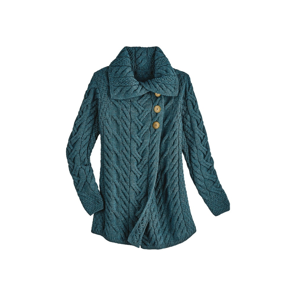 Aran Woollen Mills Aran Woolen Mill Women's Merino Wool Sweater