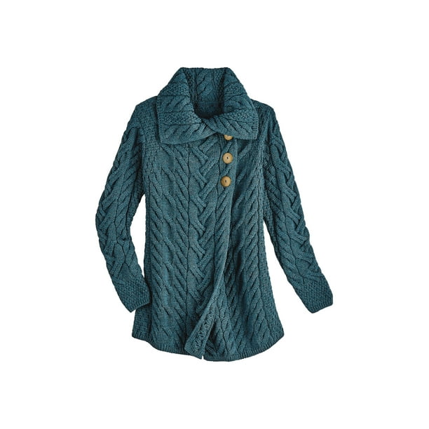 Aran Woollen Mills Aran Woolen Mill Women's Merino Wool Sweater