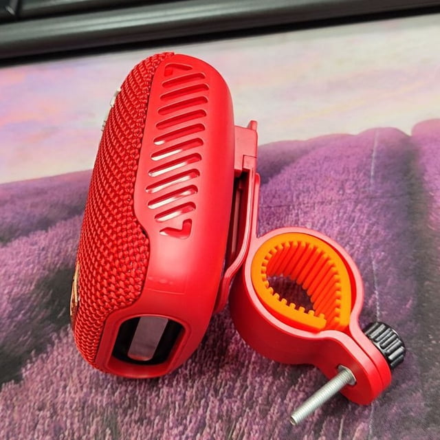 Haut-parleur de Vélo Portable BT pour le Cyclisme, Haut-Parleur Imperméable Extérieur à Double Couplage Sans Fil, Prend en Charge la Radio FM, pour la Randonnée à Vélo