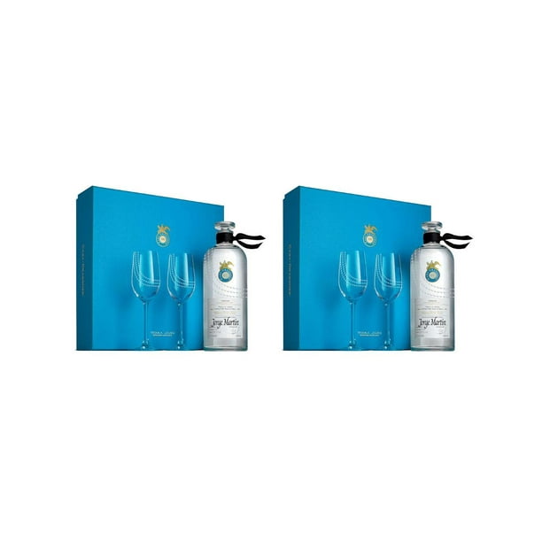 Pack de 2 Tequila Casa Dragones Joven +2 Copas Personalizada 750 ml Casa Dragones Joven Personalizado + 2 Copas