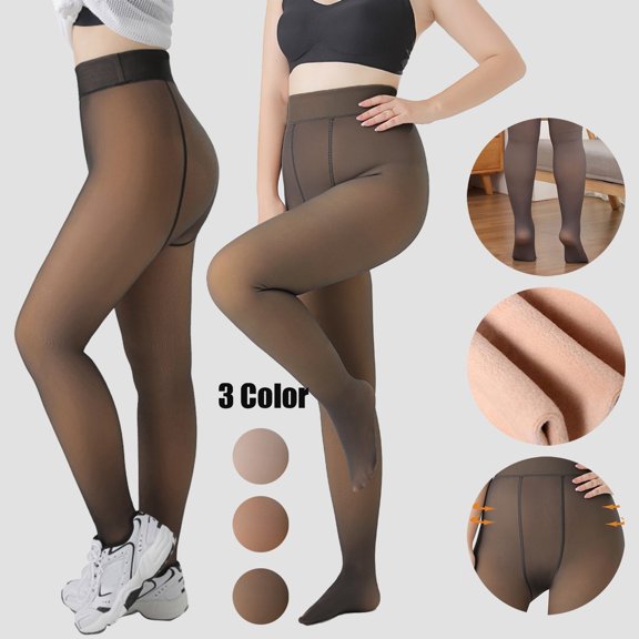Baqcunre Tights for Women, Through Bottoming Pantyhose Large 80G Women's Of Stockings Stockings 2 Pairs Size Meat Tights, Leggings for Women, White Tights