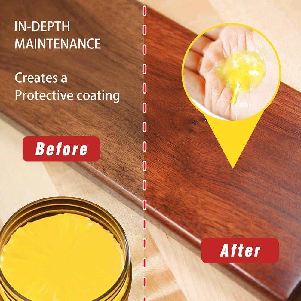 Wood Spice Beeswax Multipurpose Natural Wood Wax Polish Tabl For Furnitur NEW F1T7