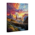 thumbnail image 3 of Stupell Industries Unicorn with Sunset Rainbow Canvas Wall Art design by Jim Baldwin, 48 x 36, 3 of 7
