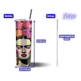 thumbnail image 3 of Termo Tumbler SVART 20 oz diseño Frida Kahlo estilo arte urbano MD1, 3 of 5