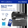 thumbnail image 4 of Brother Wireless MFC-L2820DW Compact Monochrome All-in-One Laser Printer with Copy, Scan and Fax, Duplex and Mobile Printing, 4 of 10