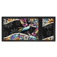thumbnail image 4 of CHAQLIN Hummingbird Floral Pattern Waterproof Children's Wallet, Polyester Trifold Card Wallet Lightweight Kids Trifold Wallet for Sports Outdoor Sports, 4 of 6