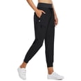 thumbnail image 1 of Pantalones de senderismo ligeros Joggers BALEAF para mujer, negros, talla M, 1 of 6