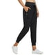 thumbnail image 1 of Pantalones de senderismo ligeros Joggers BALEAF para mujer, negros, talla M, 1 of 6