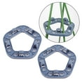 thumbnail image 3 of 2 piezas soporte para caña de bambú soporte para caña soporte para planta soporte para escalada conector de caña, 10 x segmentos Macarena Disco fijo de bambú, 3 of 7