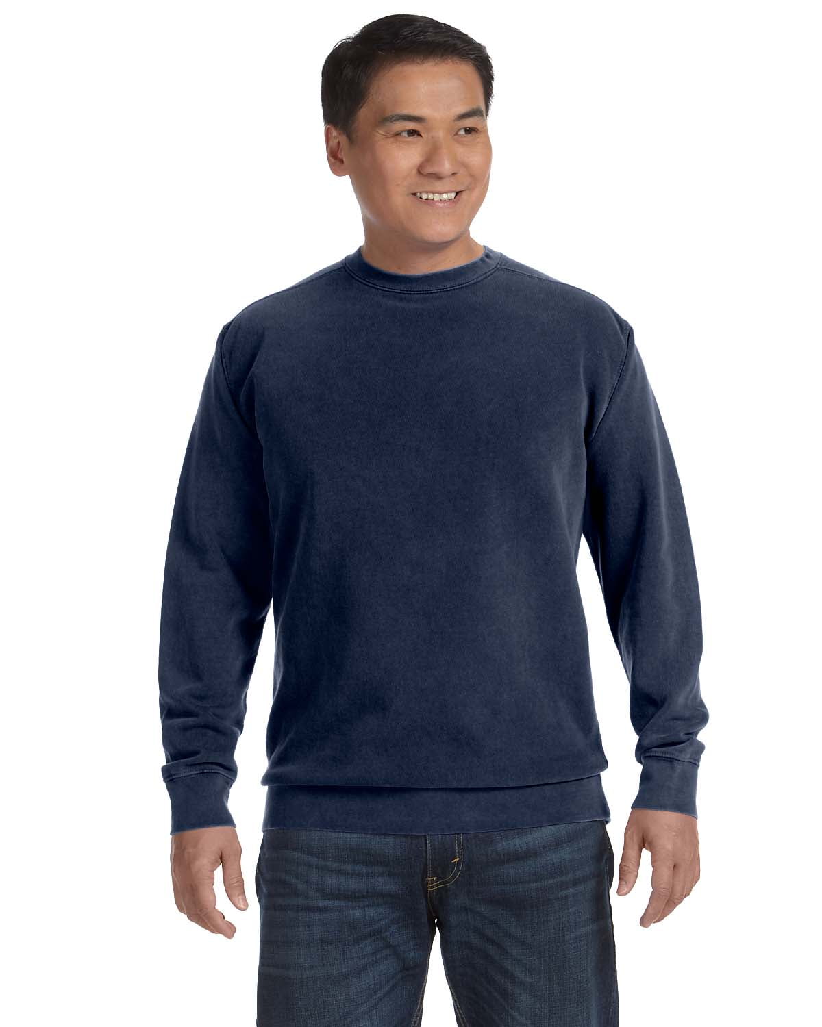 The Comfort Colors Adult Crewneck Sweatshirt - TRUE NAVY - M - Walmart.com