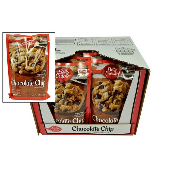 Betty Crocker Chocolate Chip Cookie Mix, 17.5 Ounce -- 12 per case.