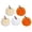 Beige&Orange, variant on 5 Pcs Velvet Fake Pumpkins Fall Decor,Faux Small Pumpkin,Small Decorative Fabric Rustic Pumpkins,Fall Artificial Velvet Pumpkins,Small Realistic Vegetable Ornament,Halloween Decorations,Orange&Yellow