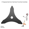 thumbnail image 4 of SENRISE 3 Tooth Brush Cutter Blade Garden Accessories for Mower Weed Tools Mower Weed Tools, 4 of 5