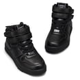 thumbnail image 5 of LUCKY STEP Fashion Hook and Loop High Top Sneakers Casual Walking Shoes,All Black,Womens, 5 of 5