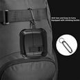 thumbnail image 5 of Carbon Fiber PC Case for Samsung Galaxy Buds 3/Buds 3 Pro (2024) with Keychain, Military Secure Lock Shockproof Protective Cover for Woman Man,Black, 5 of 8