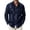 Blue, variant on Mens Denim Shirts Button Down Lightweight Fall Casual Relaxed Fit Lapel Collared Long Sleeve Shirt Jacket with Flap Pockets Black M