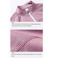 thumbnail image 3 of Jumpingount Ropa interior térmica para mujer, ropa interior cálida para mantener el calor, invierno, otoño, manga larga, Color sólido, secado Prendas para la parte del cuerpo Azul claro L, 3 of 6