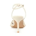 thumbnail image 3 of Journee Womens Naommi Open Toe Mid Stiletto Sandals, 3 of 9