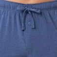 thumbnail image 4 of Fruit of the Loom Men's Extended Sizes Jersey Knit Sleep Pajama Lounge Pant - Navy Heather, 4 of 5