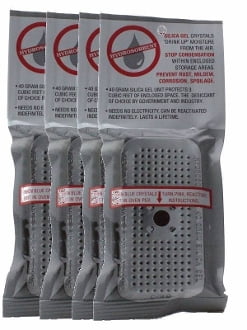 40 Gram Silica Gel Desiccant, Moisture Absorber Dehumidifier, 4