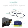 thumbnail image 5 of Gafas de lectura sevenplus con bloqueo de luz azul, 1,25 unidades, paquete de 3, 5 of 5