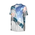 thumbnail image 6 of Fotbe Christmas Snowman In The Snow Baseball Jersey Shirt for Men and Women, Casual Short Sleeves Button Down T-Shirt-X-Large, 6 of 9