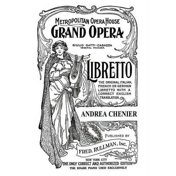 Andrea Chenier: Libretto, Italian and English Text, (Paperback)