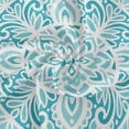thumbnail image 2 of SKYSONIC White Turquoise Mandala Tablecloth Ornament Flower Round Tablecloths Polyester Tablecover Cloths Washable Tabletop Runner Kitchen Party Picnic Dining Home Decor 60inch, 2 of 7