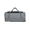 thumbnail image 6 of Wrangler Jumbo 36-inch Drop-Bottom Rolling Duffel with Telescopic Handle, Sharkskin Gray, 6 of 7