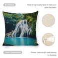 thumbnail image 4 of Waterfall trees blue pool linen throw pillowcase decoration pillowcase gifting preferred 24x24 inch cushion cover 2 sets sofa pillowcase sofa bedroom living room car, 4 of 8