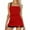 Red, variant on Efsteb Women Tankini Swim Set Beach Conservative Two Piece Bathing Suits High Waist Bikini Solid Color Summer Tankini Top with Bottom Swimsuit (Green,L)