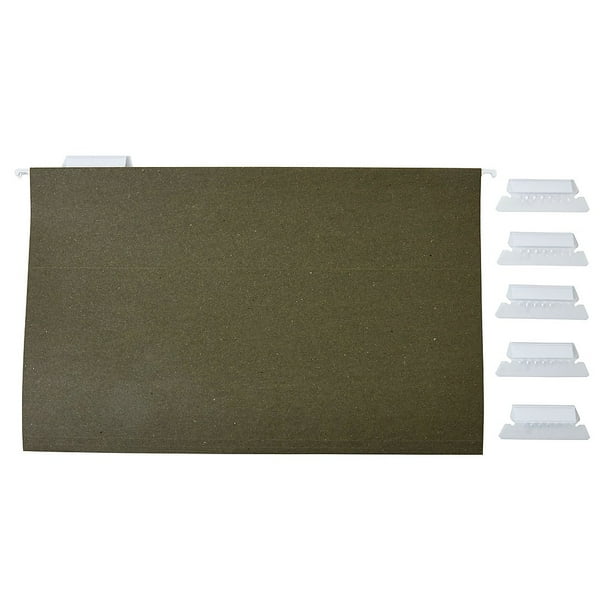 Staples Hanging File Folders 5-Tab Legal Size Standard ...