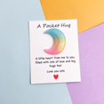 thumbnail image 4 of Valentine's Day Pocket Hug Heart with Greeting Cards, Distance Relationship Gifts for Boyfriend Girlfriend, I Love You Gift for Him Her, Three Color Gradient Star Moon Design,D, 4 of 4