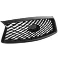 thumbnail image 3 of Front Bumper Radiator, Front Bumper Grille For Eau Rouge Style Gloss Black Long Service Life  For Replacement For  Q50 201 For Automobile Modification, 3 of 8