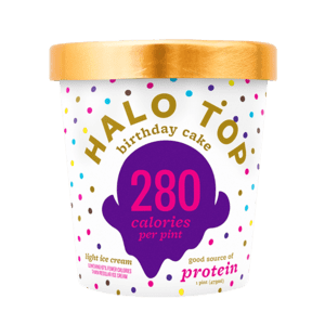 Halo Top, Birthday Cake Ice Cream, Pint (8 Count)