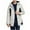 Black, variant on Bazeneo Men's Waterproof Jacket Autumn Lightweight Windbreaker with Hood Relaxed Fit Long Rain Jacket Colour Block Showerproof Sportswear Casual Outdoor Jackets for Hiking Walking Tall