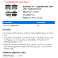 thumbnail image 2 of Brake Pad Set - Compatible with 2006 - 2007 Buick Rainier CXL, 2 of 2