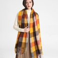 thumbnail image 5 of Bufanda de cachemira nueva de lujo para mujer, diseño de manta, chal de invierno con teselas, pashmina, bufanda, bandana, 2022, 5 of 5