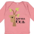 thumbnail image 4 of Inktastic Koala Bear Little Cub Boys or Girls Long Sleeve Baby Bodysuit, 4 of 5