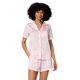thumbnail image 1 of Conjunto de Pijama Amazon Essentials de Satén Manga Corta Rosa Claro, 1 of 5