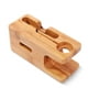 thumbnail image 2 of Soporte De Carga De Madera Base De Carga De Acero Inoxidable Soporte De Carga De Madera Portátil Conveniente Estante De Carga De Madera Soporte De Carga Simple Para Iphone Serendint EL009766-00, 2 of 4
