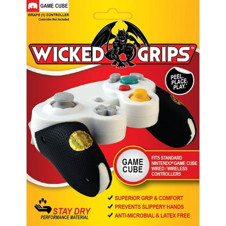 UPC: 0867175000446 | Black Wicked Grips for Nintendo GameCube Wired and Wireless Controller