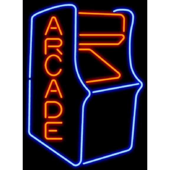 Queen Sense 17"x14" Game Room Arcade Neon Sign Man Cave Handmade Neon Light 117GRAV2