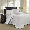 thumbnail image 1 of Quebec 3 Piece Bedspread Set Grey King, 1 of 6