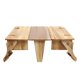 thumbnail image 3 of Folding Picnic Basket Table 2-in-1 Wooden Folding Picnic Table Storage Basket, 3 of 3