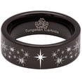 thumbnail image 5 of Starburst Tungsten Carbide Ring, 5 of 9
