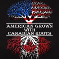 thumbnail image 3 of CafePress - American Grown With Canadian Roots T Shirt - Women's Traditional Fit Dark T-Shirt, 3 of 4