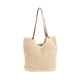 thumbnail image 3 of Bolso de hombro para mujer, estilo bohemio, tejido, de viaje, moderno y portátil. Beige 40cmx32cm, 3 of 9